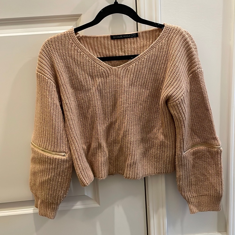 Haute Rogue Cropped Sweater